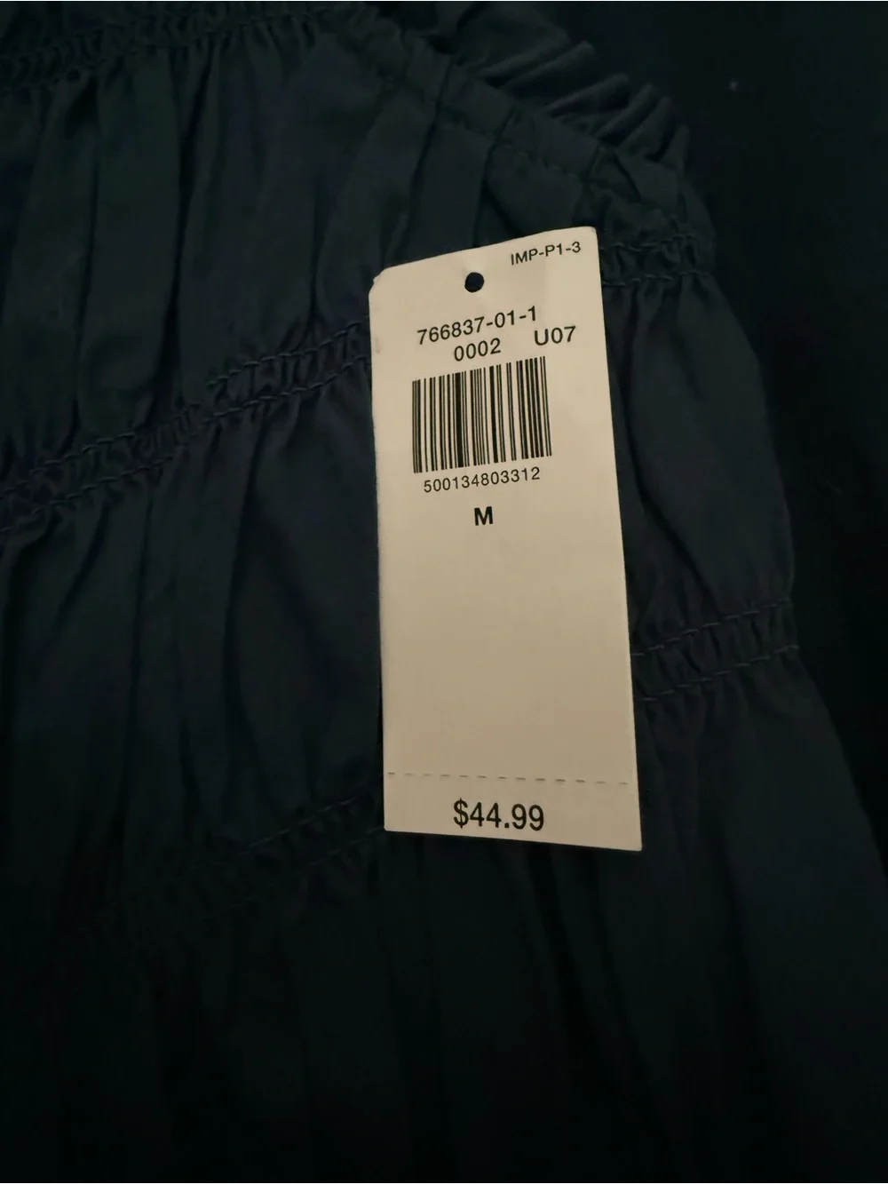 Old Navy Girls Dark Blue Sleeveless Smocked Tie-Front Dress
